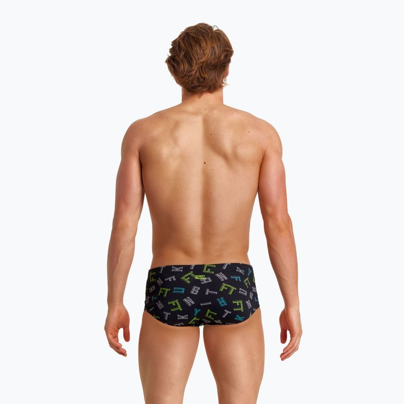 Мъжки бански FUNKY TRUNKS Classic Trunks black FTS001M71400 5
