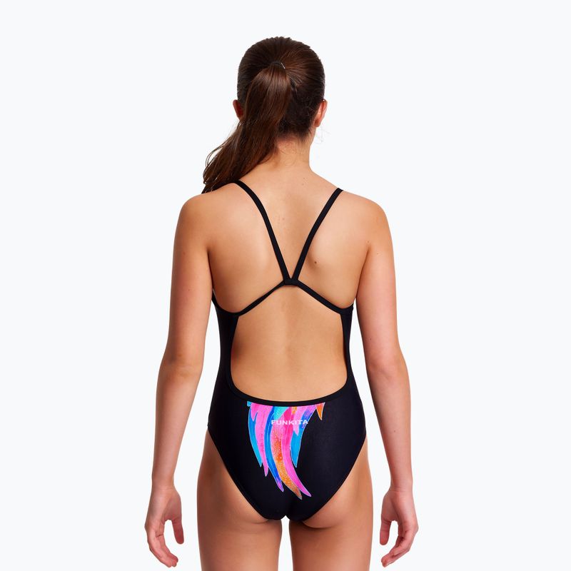 Детски бански костюм Funkita Eco с една презрамка черен FS16G7140508 6