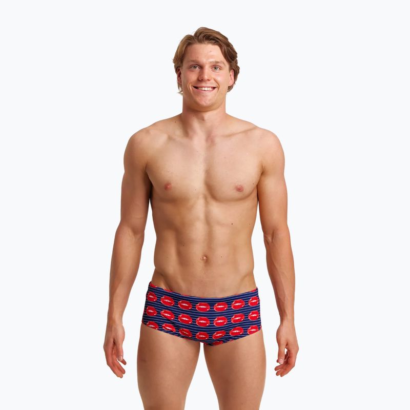 Мъжки бански костюми Funky Trunks Sidewinder тъмносин и червен FTS010M71411 5
