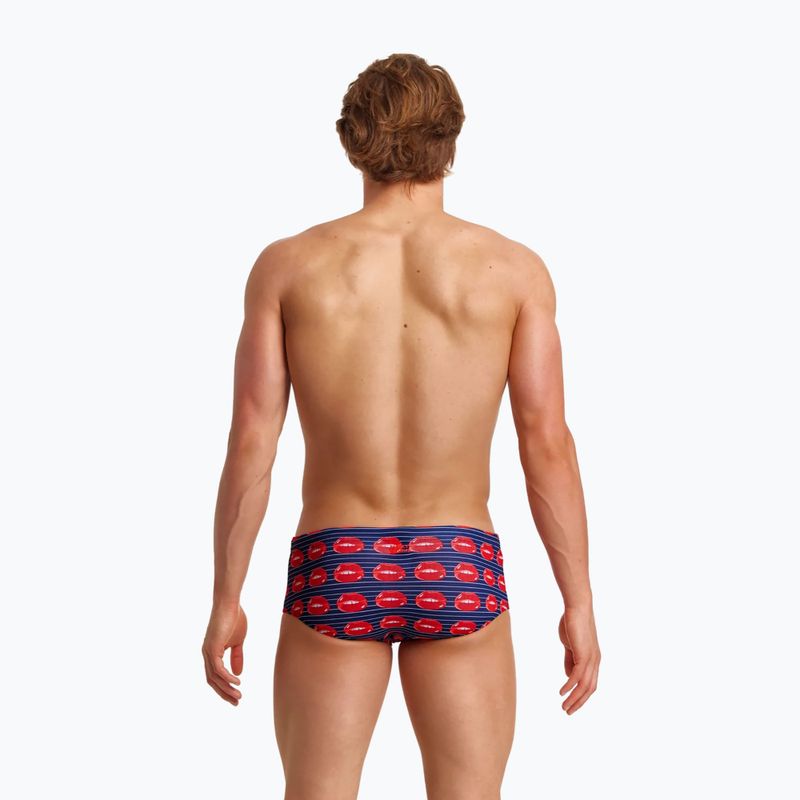 Мъжки бански костюми Funky Trunks Sidewinder тъмносин и червен FTS010M71411 6