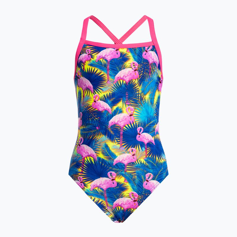 Funkita Детски бански с презрамки синьо и розово FS38G71414