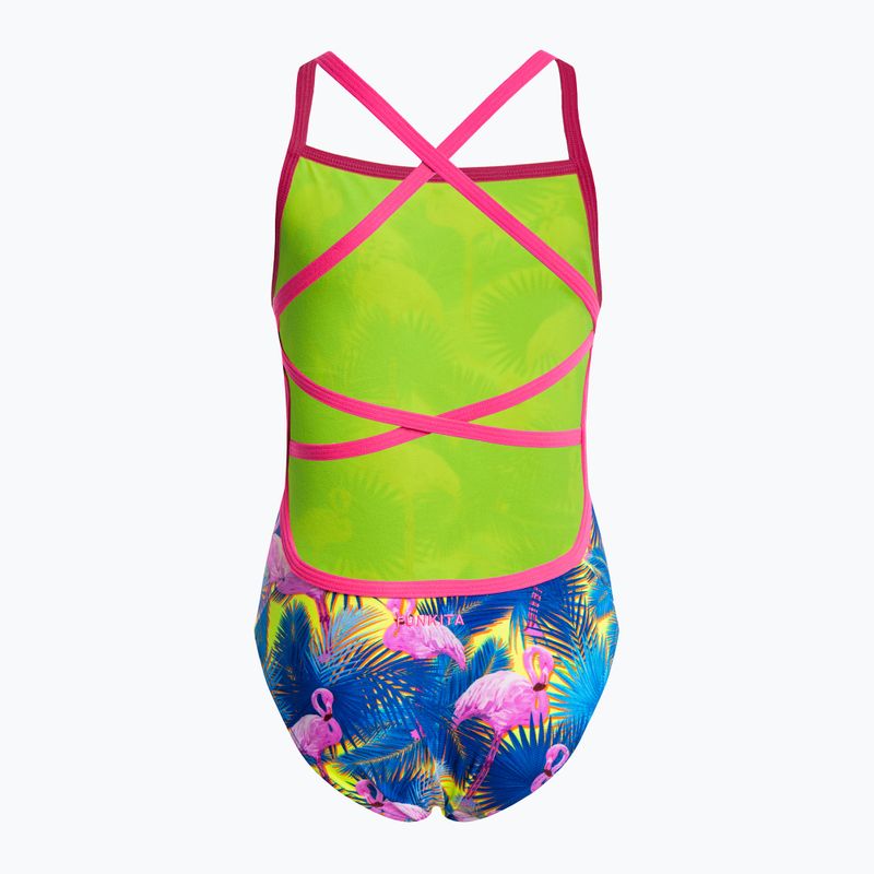 Funkita Детски бански с презрамки синьо и розово FS38G71414 2