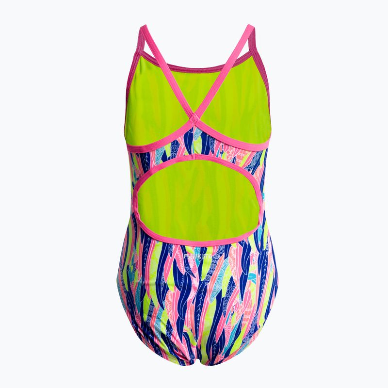 Детски бански костюм Funkita Diamond Back One Piece Wing Tips FKS033G71444 2