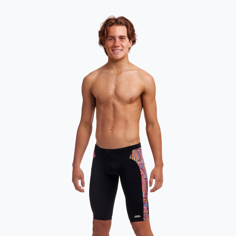 Детски бански костюми Funky Trunks Training Jammers черен FT37B7154328 7