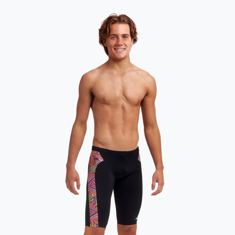 Детски бански костюми Funky Trunks Training Jammers черен FT37B7154328 8