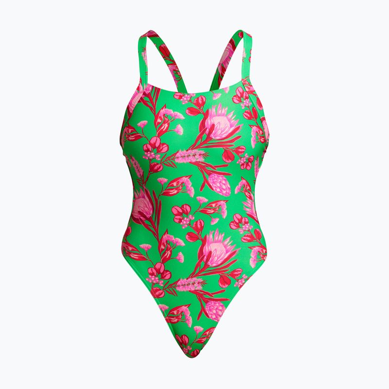 Funkita Без презрамки Дамски бански костюм Зелен FKS020L7154912