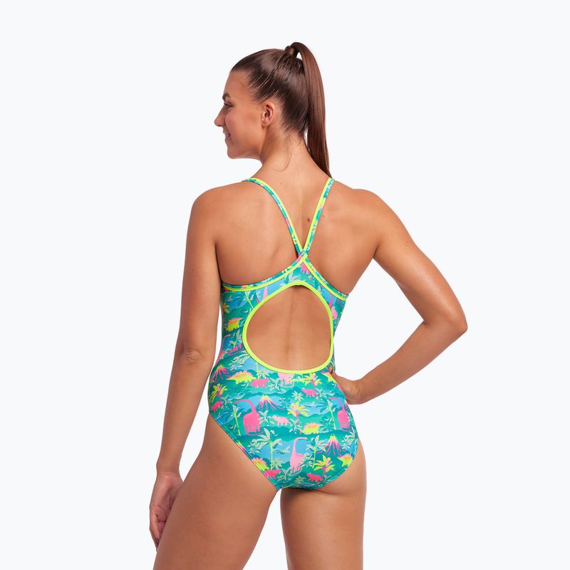 Funkita Diamond Back One Piece дамски бански костюм Green FS11L7153408 5