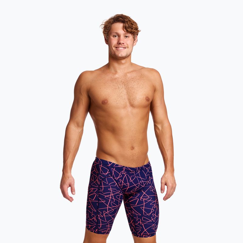Мъжки плувни смутители Funky Trunks Тренировъчни серии текстови съобщения 4
