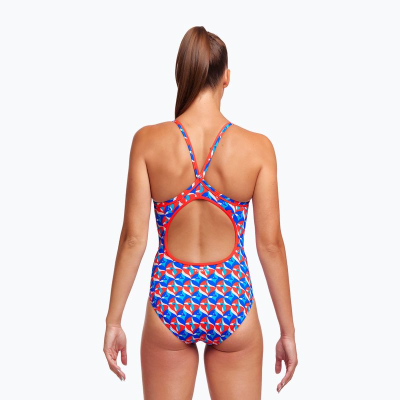 Дамски бански от една част Funkita Diamond Back One Piece out foxed 4