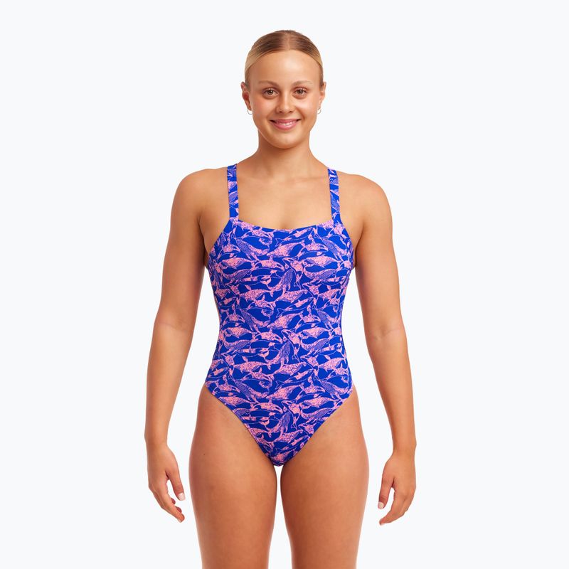 Дамски бански Funkita Brace Free One Piece minky pinky 5