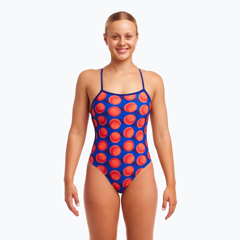 Funkita Twisted One Piece дамски бански костюм блестящи топки 5