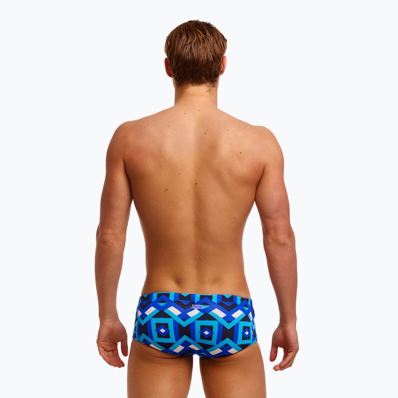 Мъжки боксерки за плуване Funky Trunks Sidewinder с география 6