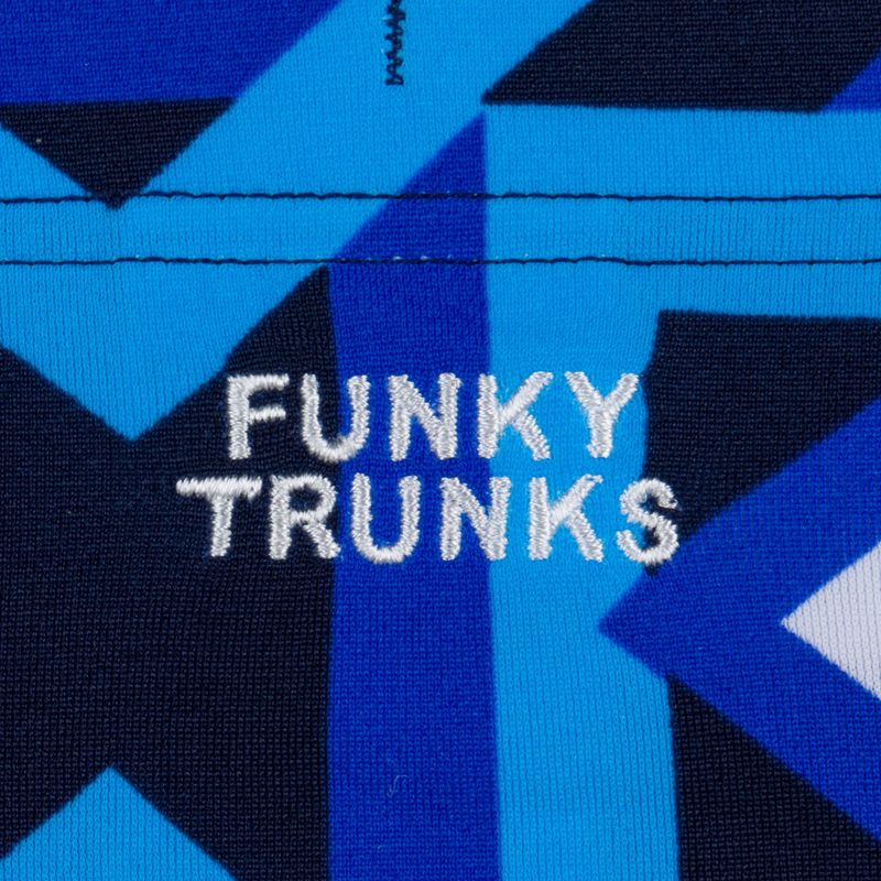 Мъжки боксерки за плуване Funky Trunks Sidewinder с география 3