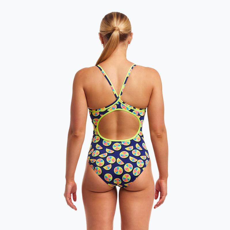 Дамски бански от една част Funkita Diamond Back One Piece you lemon 4