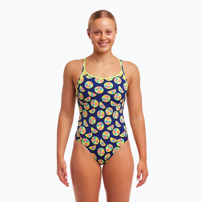 Дамски бански от една част Funkita Diamond Back One Piece you lemon 5