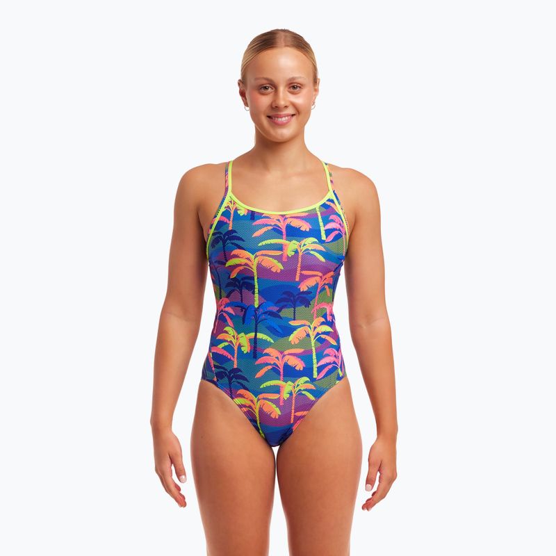 Женски бански костюм Funkita Diamond Back One Piece Palms a Lot 5