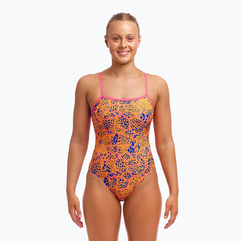 Дамски бански костюм от една част Funkita Single Strap One Piece hide pride 2