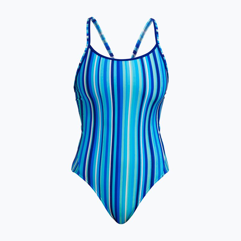 Дамски бански костюм от една част Funkita Diamond Back One Piece lane lines