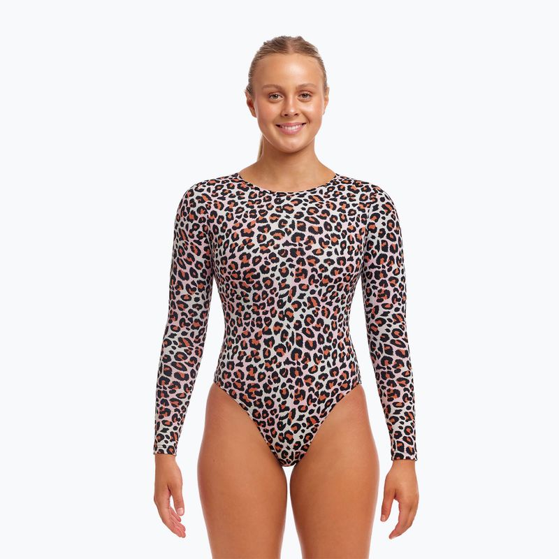 Дамски бански костюм от една част Funkita Long Shot One Piece some zoo life 2