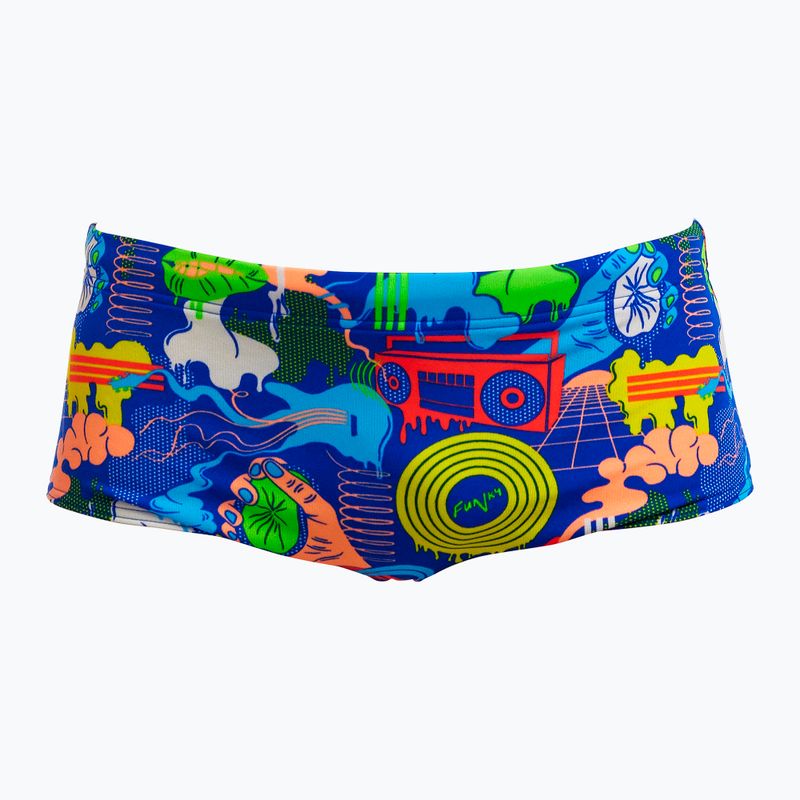 Детски боксерки за плуване Funky Trunks Sidewinder Trunks blues baby