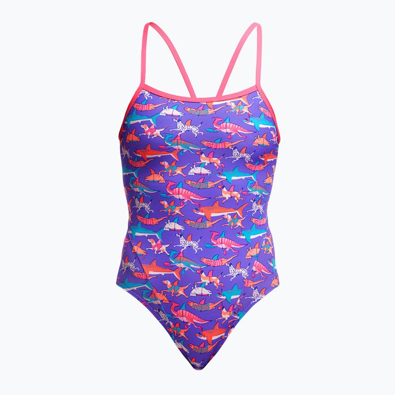 Дамски бански костюм от една част   Funkita Single Strap One Piece doggie paddle