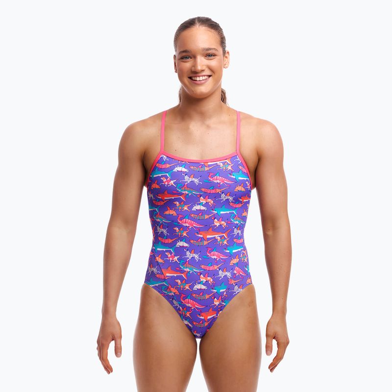 Дамски бански костюм от една част   Funkita Single Strap One Piece doggie paddle 2