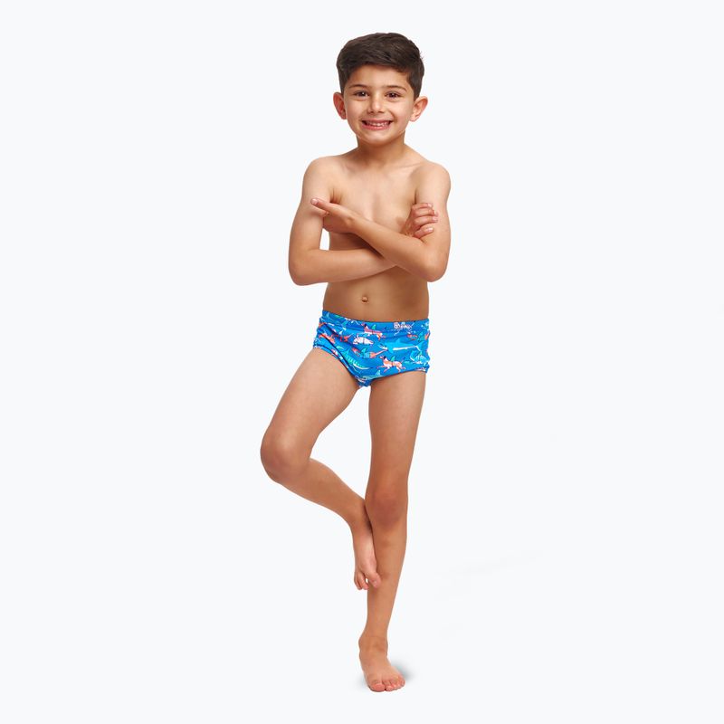 Детски боксерки за плуване Funky Trunks Printed Trunks fin swimming 2