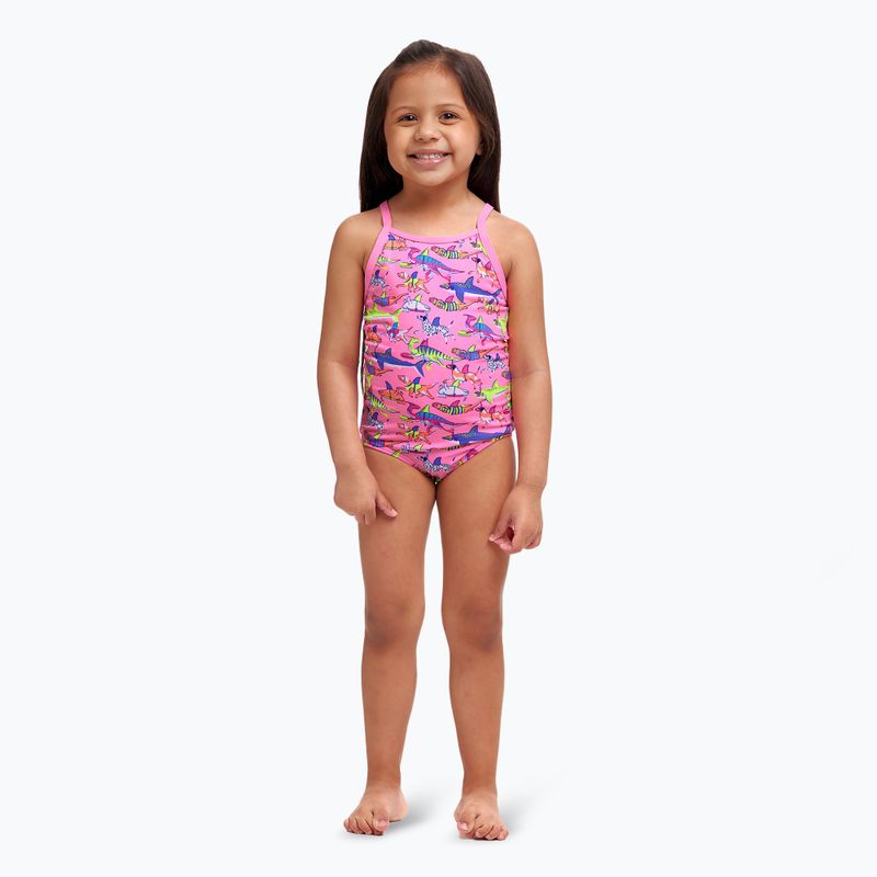 Детски бански костюм от една част Funkita Printed One Piece learner lane 2