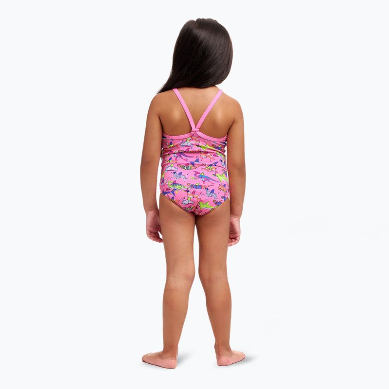 Детски бански костюм от една част Funkita Printed One Piece learner lane 3