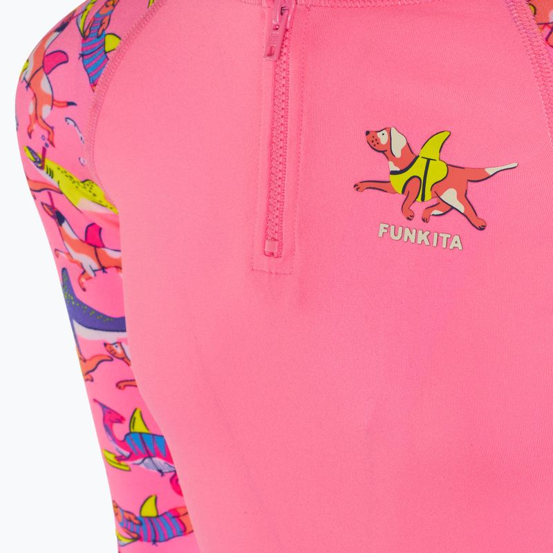 Детски бански с дълъг ръкав + долнище Funkita Zippy Rashie & Brief learner lane 3