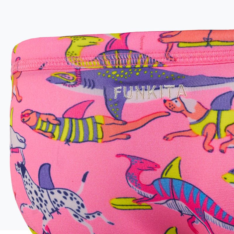 Детски бански с дълъг ръкав + долнище Funkita Zippy Rashie & Brief learner lane 4