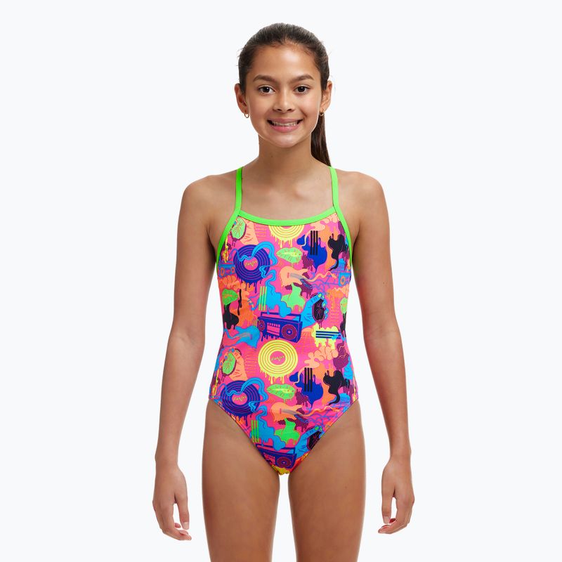 Детски бански костюм от една част Funkita Single Strap One Piece lotsa pop 2