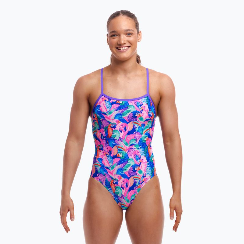 Дамски бански костюм от една част Funkita Single Strap One Piece birds gone wild 2