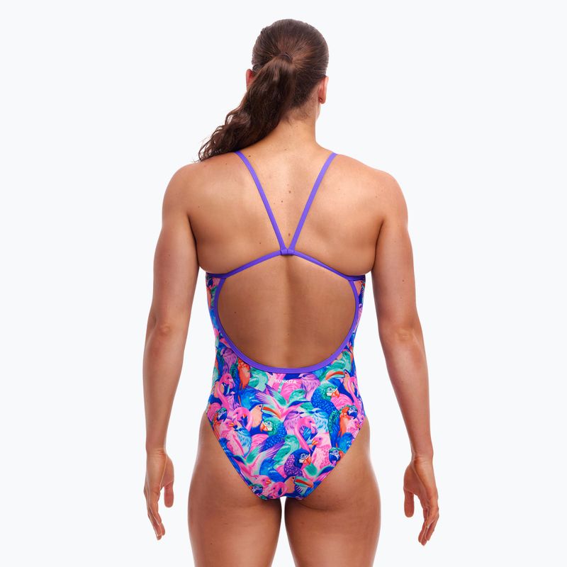 Дамски бански костюм от една част Funkita Single Strap One Piece birds gone wild 3