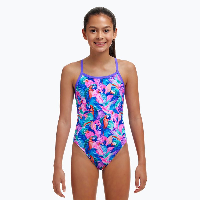 Детски бански костюм от една част Funkita Single Strap One Piece birds gone wild 2