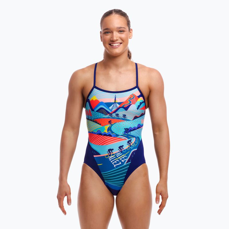 Дамски бански костюм от една част  Funkita One Piece Single Strap One Piece vive la funky 2