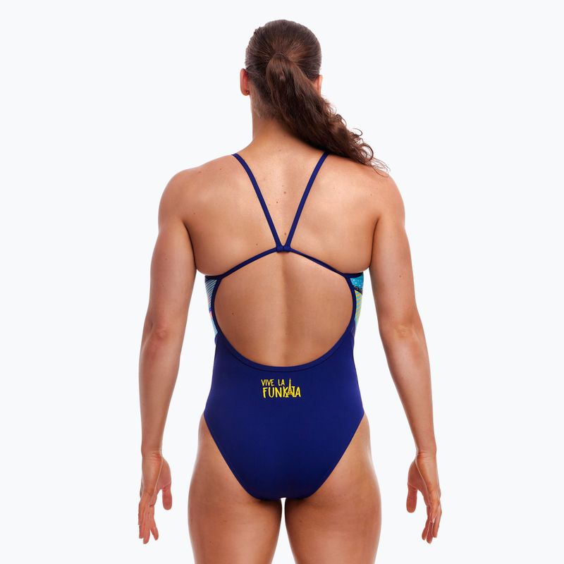 Дамски бански костюм от една част  Funkita One Piece Single Strap One Piece vive la funky 3