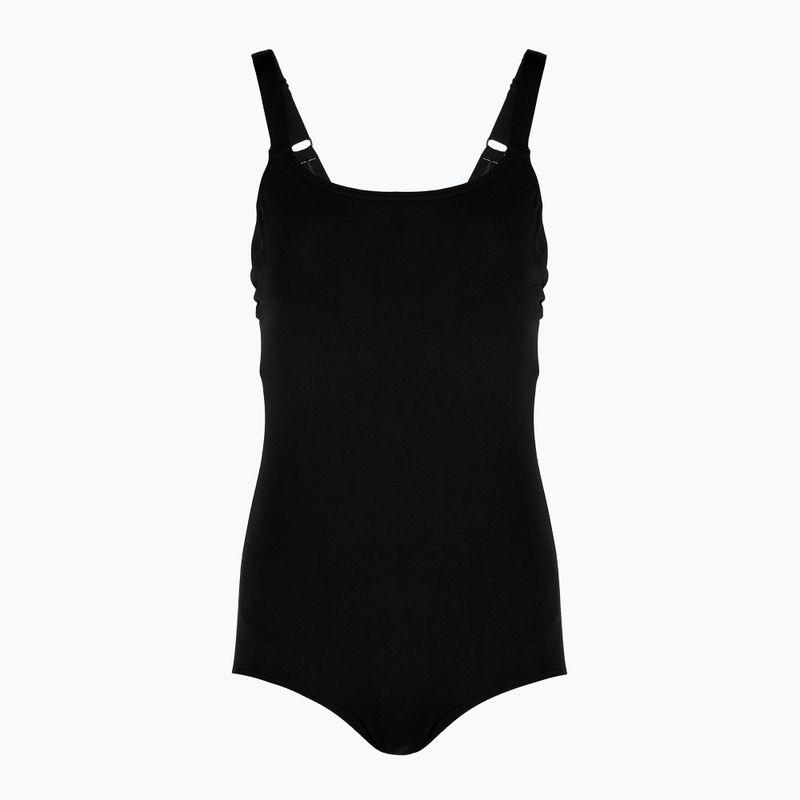 Дамски бански костюм от една част Funkita Scoop Neck One Piece still black