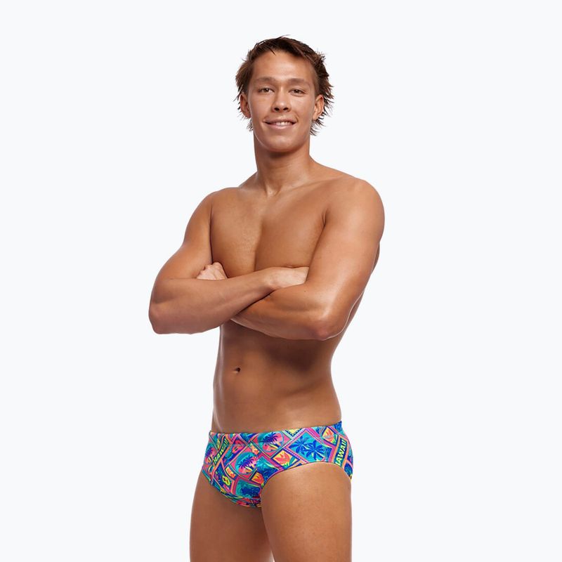 Мъжки слипове за плуване Funky Trunks Seamed Briefs coco canel