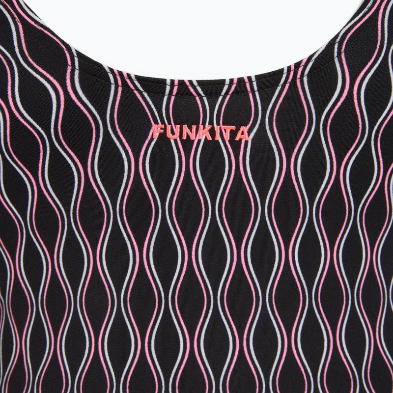 Дамски бански костюм от една част Funkita Scoop Neck One Piece curvy queen 4