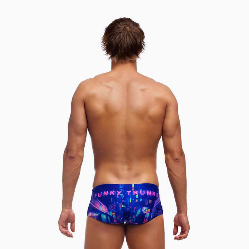 Bokserki pływackie męskie Funky Trunks Sidewinder Trunks cyber city 2