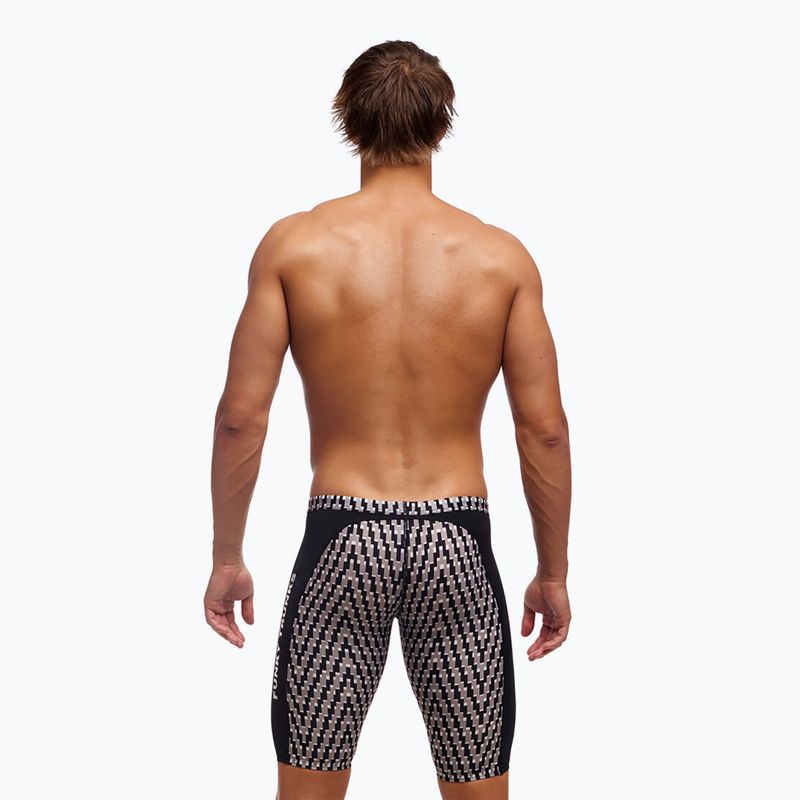 Мъжки шорти за плуване тип клин Funky Trunks Training Swim Jammers dark knight 2