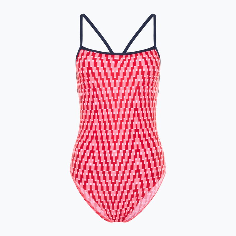 Дамски бански костюм от една част Funkita Tie Me Tight One Piece red