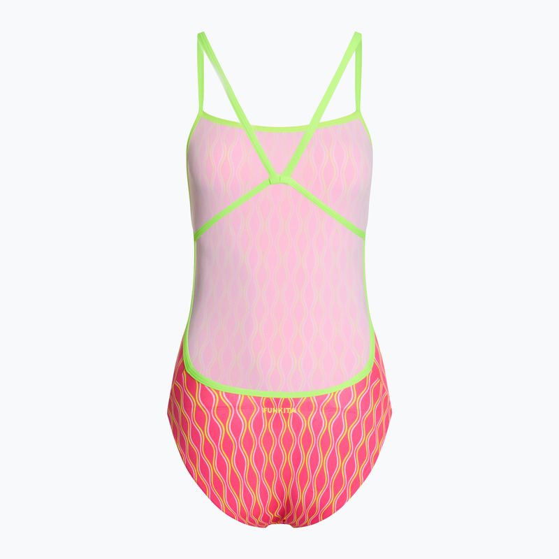 Дамски бански костюм от една част Funkita Strength One Piece wicked waves 2