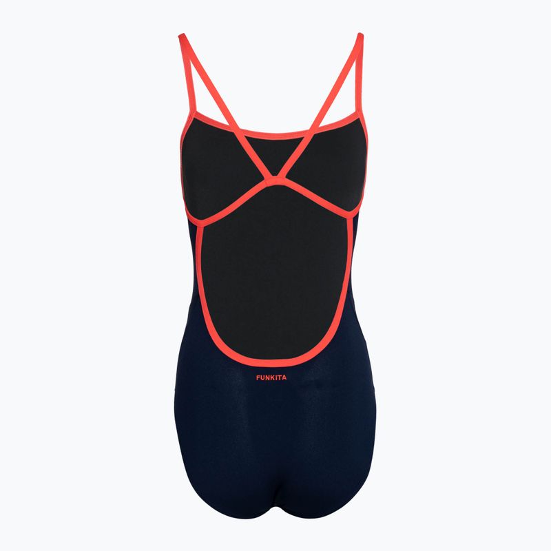 Дамски бански костюм от една част Funkita Single Strap One Piece ocean fire 2