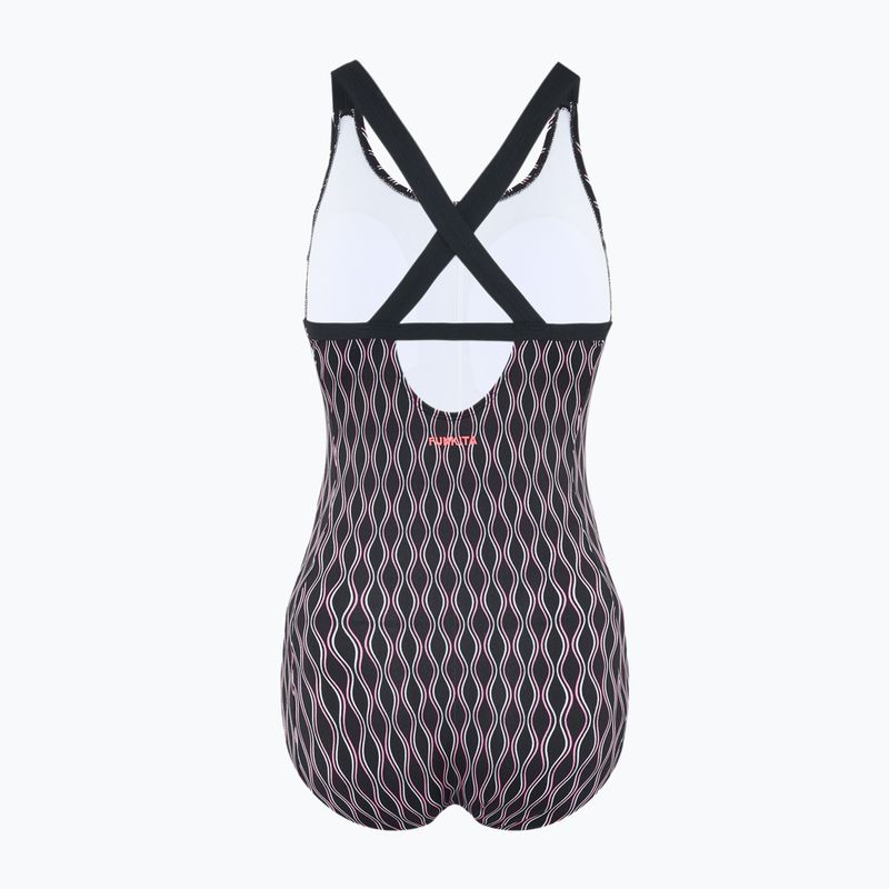 Дамски бански костюм от една част Funkita Brace Me Back One Piece curvy queen 2