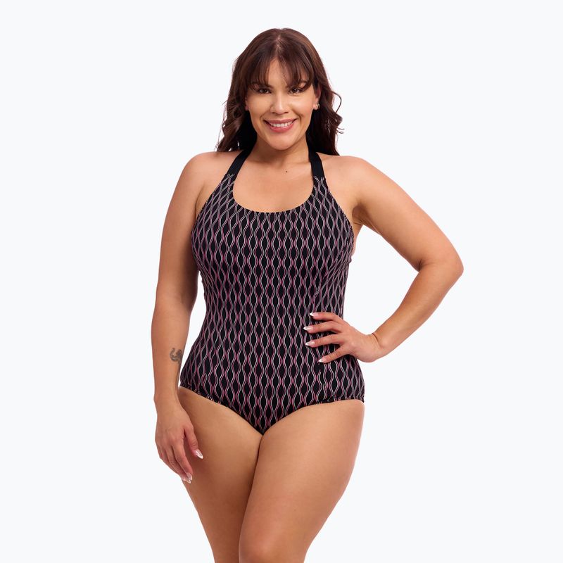 Дамски бански костюм от една част Funkita Brace Me Back One Piece curvy queen 4