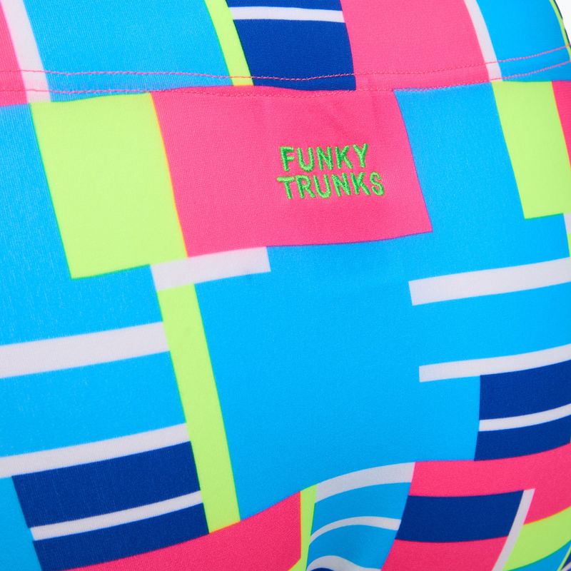 Мъжки боксерки за плуване Funky Trunks Classic Trunks blok tok 3