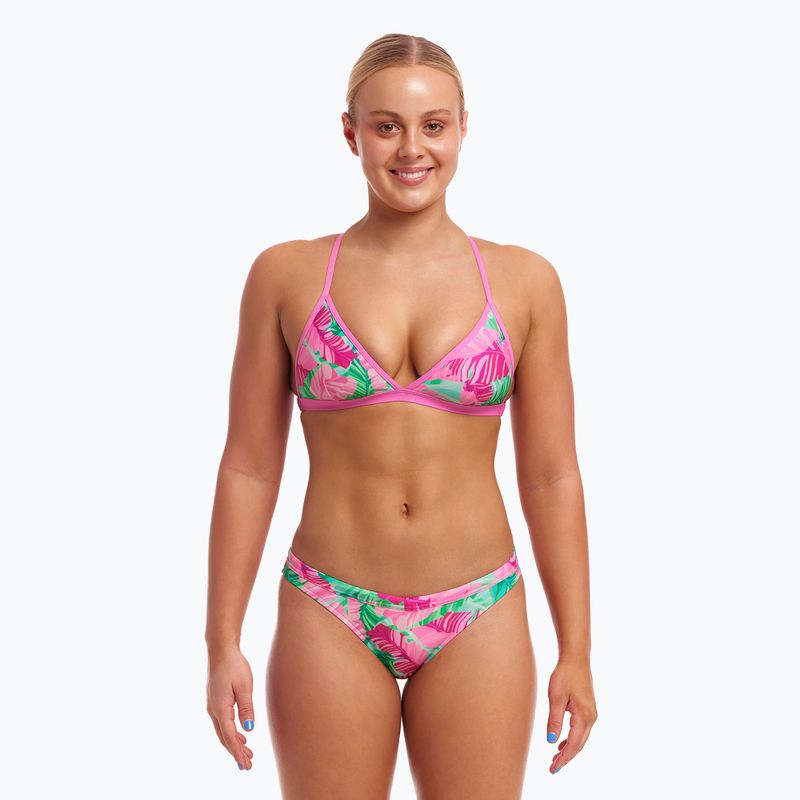 Горнище на бански костюм Funkita Tri Top tropic palm 2
