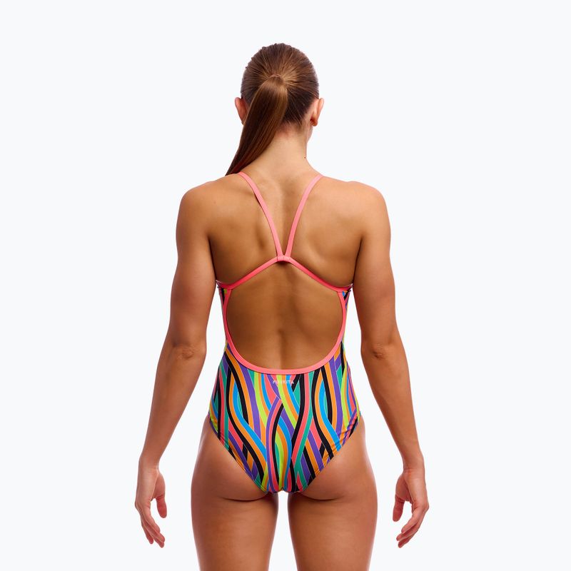 Дамски бански Funkita Single Strap One Piece Curl 3